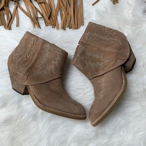 Obsession Rules Cowboy Ankle Booties